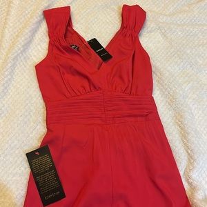 BEBE hot pink jumpsuit NWT